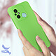 Acheter Avizar Coque pour Xiaomi Redmi 12C Silicone Semi-rigide Finition Douce au Toucher Fine  Vert