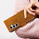 Acheter Avizar Housse pour Samsung Galaxy S24 Portefeuille Support Style Vintage Camel