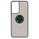 Avizar Coque Samsung Galaxy S21 Ultra Bi-matière Bague Métallique Fonction Support vert Coque de protection spécialement conçue pour Samsung Galaxy S21 Ultra.