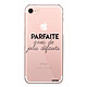 Evetane Coque iPhone 7/8/ iPhone SE 2020/ 2022 silicone transparente Motif Parfaite Avec De Jolis Défauts ultra resistant Coque iPhone 7/8/ iPhone SE 2020/ 2022 silicone transparente Parfaite Avec De Jolis Défauts ultra resistant Protection housse Motif Ecriture Tendance