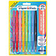 PAPER MATE Feutre double pointe Flair Dual Brush, en blister de 8 Feutre à pointe fine