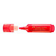 FABER-CASTELL Surligneur TEXTLINER 1546 Pointe Biseau 1 - 5 mm Rouge x 10 Surligneur