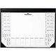 DURABLE Sous-mains avec bloc de calendrier 59 x 42 cm Noir x 5 Sous-main