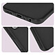 Avizar Coque  pour Nokia G42 en Silicone souple série Classic Case Noir pas cher