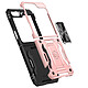 Acheter Avizar Coque pour Samsung Galaxy Z Flip 6 Hybride Bague Support Magnétique Rose Champagne