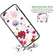 Avis Evetane Coque en verre trempé iPhone 6/6S Fleurs Multicolores