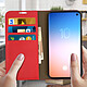 Avis Avizar Étui Samsung Galaxy S10e Housse Folio Cuir Support Vidéo rouge