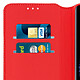 Avis Avizar Etui Galaxy S9 Housse folio Porte-carte Fonction Support Rouge