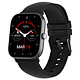 Abyx - Montre connectée Abyx Fit Ozone 3 noire Smartwatch étanche Multifonctions – cardiaque tension spo2 podomètre calories – Compatible Android et iOS – modes sports - Maj sans fil -