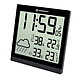 Bresser Horloge Murale Noire Avec Grand écran Lcd Et Prévisions Météos 24h BRE_7004404-BK