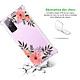 Avis Evetane Coque Samsung Galaxy S20 FE anti-choc souple angles renforcés transparente Motif Fleurs roses