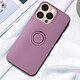 Avizar Coque pour iPhone 16 Pro Max Bague Support Silicone Flexible Violet pas cher