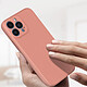 Avis Avizar Coque iPhone 13 Pro Silicone Semi-Rigide avec Finition Soft Touch rose