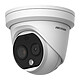 Hikvision - Caméra dôme IP thermique et optique 4MP Hikvision - Caméra dôme IP thermique et optique 4MP