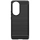 Avizar Coque pour Honor 90 Effet Carbone Silicone Flexible Antichoc  Noir Coque en silicone gel flexible noir série Classic Carb, conçue pour votre Honor 90