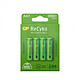 GP Batteries - Pack 4 piles rechargeables AA LR6 ReCyko 2600 mAh Experts en piles depuis 1964!GP Batteries est un fournisseur complet de batteries avec une longue expérience de la fabrication de piles de haute qualité.