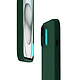 Evetane Coque iPhone 15 Vert Foret Silicone Liquide + 2 Protections écran et 2 protections Objectif Caméra pas cher