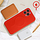 Avis Avizar Coque Magsafe iPhone 12 Pro Silicone Souple Intérieur Soft-touch Mag Cover  rouge