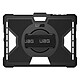 UAG Coque Microsoft Surface Go 3, 2 et 1 Antichoc Poignée Rotative Outback Noir Coque Noir en Plastique, Microsoft Surface Go 3