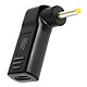 Avizar Adaptateur de Charge USB-C  vers Ordinateur Portable ASUS 2.5 x 0.7mm, Noir Adaptateur de charge USB-C spécialement conçu pour votre ordinateur portable ASUS