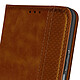 Avizar Étui pour Honor 90 Lite Portefeuille Motif Croisillon CrossWeave Wallet marron pas cher