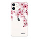 Evetane Coque iPhone 12 mini 360 intégrale transparente Motif Cerisier Tendance Coque iPhone 12 mini 360 intégrale transparente Cerisier Tendance