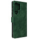 Avizar Étui Folio pour Samsung S23 Ultra porte-carte, support vidéo  Tender Book Vert - Housse de protection pratique et élégante verte série Tender Book de Forcell, pour Samsung Galaxy S23 Ultra