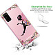 Avis Evetane Coque Samsung Galaxy S20 anti-choc souple angles renforcés transparente Motif Fée Fleurale