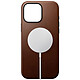 Nomad Coque pour iPhone 16 Pro Max Compatible MagSafe Antichocs en Cuir Marron pas cher