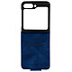 Avizar Étui pour Samsung Galaxy Z Flip 5 Clapet Vertical Porte-Carte Anti-RFID  Bleu Nuit - Étui à clapet vertical en simili cuir bleu nuit conçu pour votre Samsung Galaxy Z Flip 5