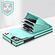 Avis Avizar Coque Cordon pour Samsung Galaxy S23 Ultra Dos Portefeuille Bague Support  Turquoise