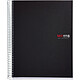 MIQUELRIUS Cahier Quadrillage 5 mm en Polypropylène Noir A4 200 pages 70 g Cahier