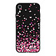 Evetane Coque iPhone Xr Silicone Liquide Douce noir Confettis De Coeur Coque iPhone Xr Silicone Liquide Douce noir Confettis De Coeur