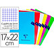 CLAIREFONTAINE Cahier pique 17x22cm 96 pages 90g 5x5mm coloris aléatoire pas cher