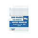 Etui 50 Copies Doubles perforées 200 pages 90g Seyès 21x29,7 Blanc Copies doubles