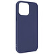 Avizar Coque pour Apple iPhone 14 Plus Silicone Flexible Finition Mate Anti-traces  bleu nuit - Coque de protection bleu nuit, spécialement conçue pour iPhone 14 Plus