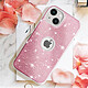 Acheter Avizar Coque pour iPhone 14 Paillette Silicone Semi rigide  Rose