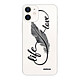 Evetane Coque iPhone 12 mini 360 intégrale transparente Motif Love Life Tendance Coque iPhone 12 mini 360 intégrale transparente Love Life Tendance