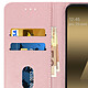 Avizar Etui folio Rose Champagne Stand Vidéo pour Samsung Galaxy A20e pas cher