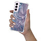 Evetane Coque Samsung Galaxy S21 FE Silicone antichocs Solides coins renforcés  transparente Motif Lune Attrape Rêve pas cher