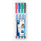 STAEDTLER Marqueur non permament Lumocolor correctable 305F, par 4 Marqueur pour tableaux blancs