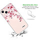 Avis Evetane Coque iPhone 13 360 intégrale transparente Motif Cerisier Tendance