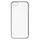 Avis Color Block Coque pour iPhone 5/5S/SE Souple en TPU Transparent