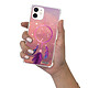 Evetane Coque iPhone 12 mini anti-choc souple angles renforcés transparente Motif Attrape rêve rose pas cher