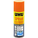 UHU colle en spray, permanente,transparente, flacon de 200ml Colle en aérosol