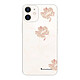 LaCoqueFrançaise Coque iPhone 12 mini 360 intégrale transparente Motif Fleurs Blanches Tendance Coque iPhone 12 mini 360 intégrale transparente Fleurs Blanches Tendance