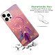 Avis Evetane Coque iPhone 12 Pro Max 360 intégrale transparente Motif Attrape rêve rose Tendance