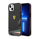 Ferrari Coque pour iPhone 14 Plus en TPU Antichocs modèle Italia Noir Cette coque Ferrari Italia a été conçue à partir d'un assemblage de TPU et de polycarbonate pour apporter souplesse et protection à votre iPhone 14 Plus