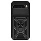 Mayaxess Coque pour Google Pixel 9 Pro XL Bague Support Cache Caméra Coulissant Noir Coque bi-matière noir de Mayaxess, la protection ultime pour votre Google Pixel 9 Pro XL