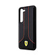 Ferrari Coque pour Galaxy S23 Plus Design Perforé et Luxueux Noir Cette coque FERRARI a été conçue à partir de TPU et de polycarbonate pour apporter souplesse et protection à votre Galaxy S23 Plus